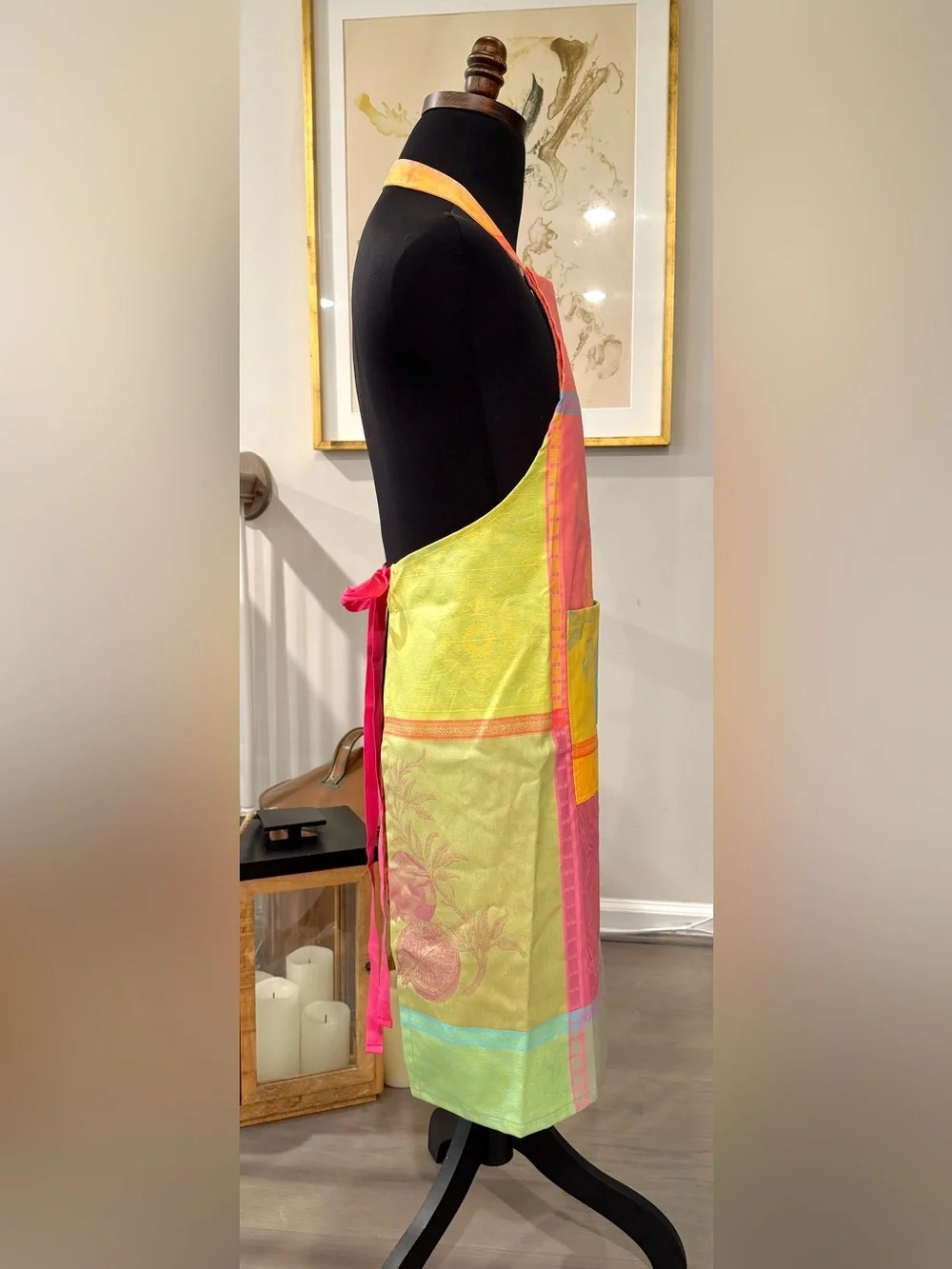 Garnier Thiebaut Mille Tutti Frutti Smoothie Apron, Coated Cotton